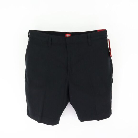 Dickies Bermuda Shorts Girls 20 Black Classic Fit Easy Care Sits Below Waist NWT - Picture 1 of 9